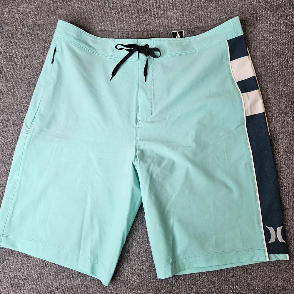 NWOT Hurley Phantom JJF John John Florence Maritime Boardshorts Size 32 Teal